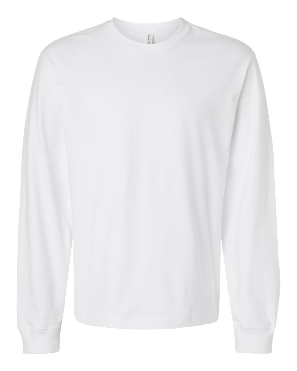 Bella and Canvas Heavyweight Long Sleeve Tee in White