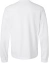 Am image of a Custom Bella and Canvas Heavyweight Long Sleeve Tee in White!