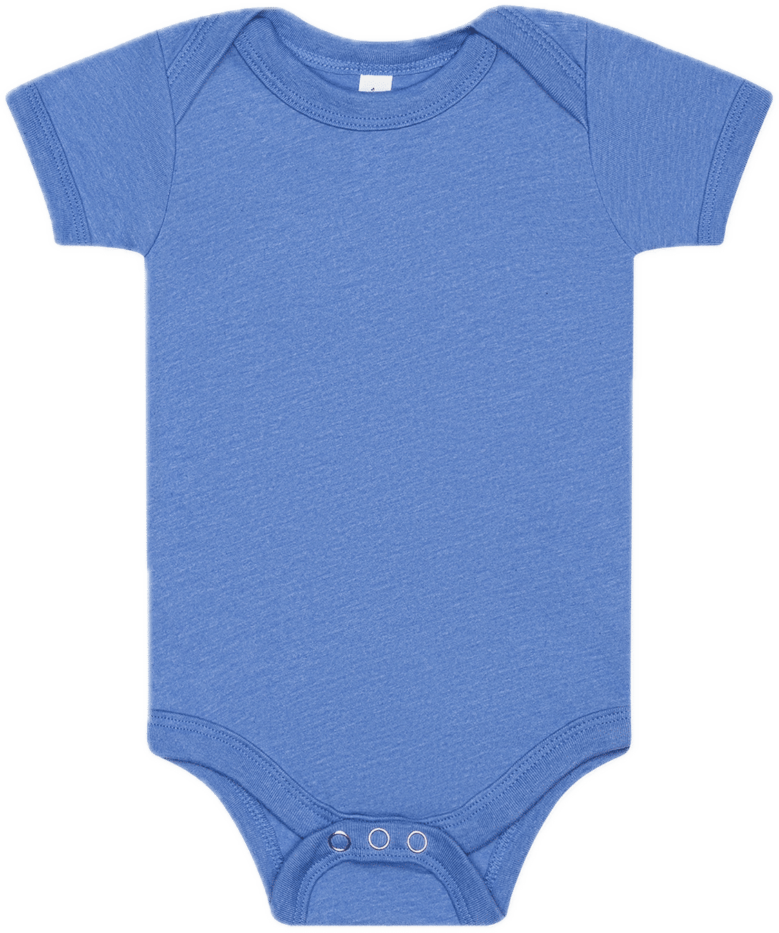 Bella and Canvas Infant Jersey Short Sleeve One Piece in Heather Columbia Blue