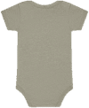 An image of a Custom Bella and Canvas Infant Jersey Short Sleeve One Piece in Heather Stone!