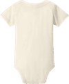 An image of a Custom Bella and Canvas Infant Jersey Short Sleeve One Piece in Natural!
