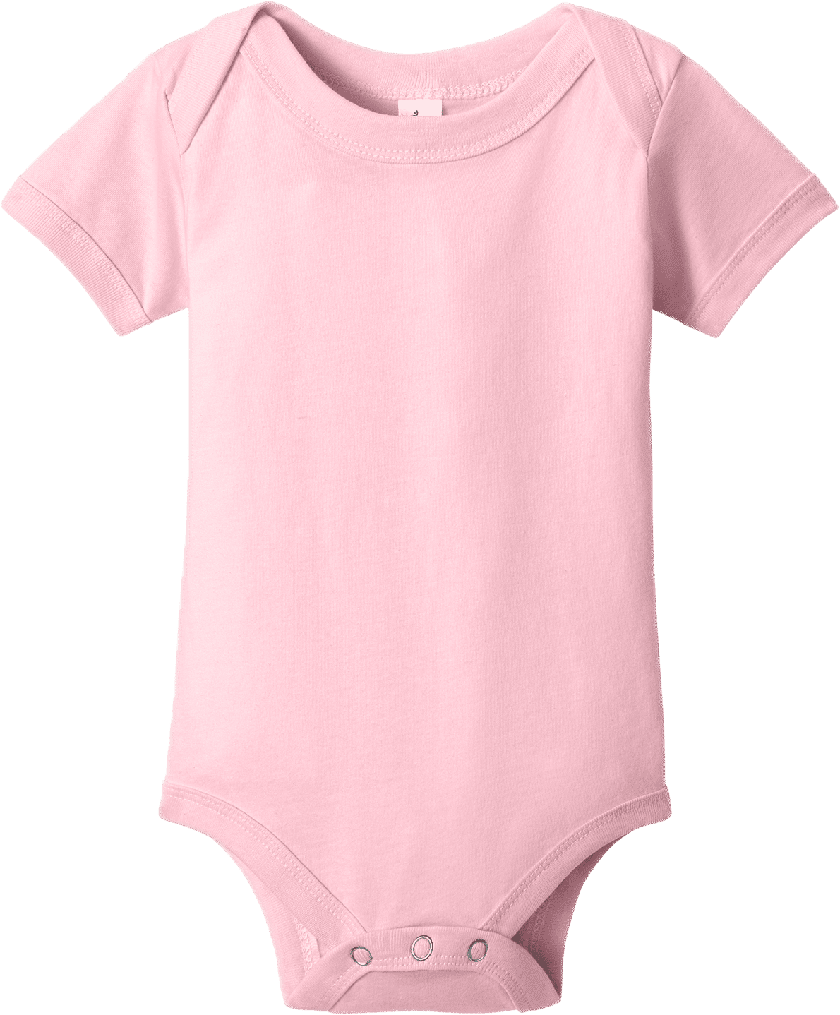 Bella and Canvas Infant Jersey Short Sleeve One Piece in Pink