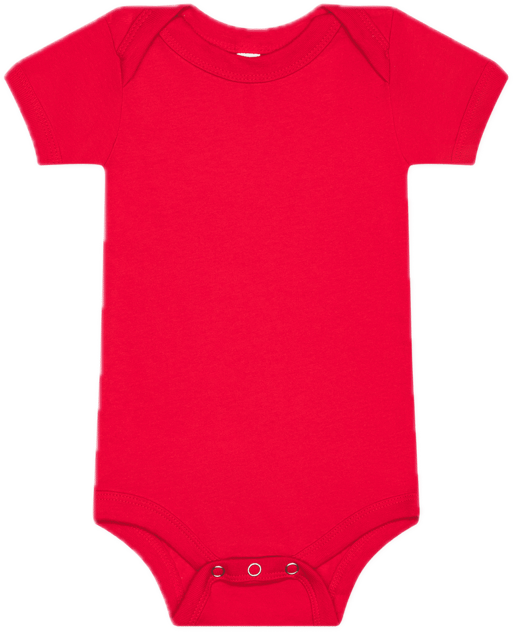 Bella and Canvas Infant Jersey Short Sleeve One Piece in Red