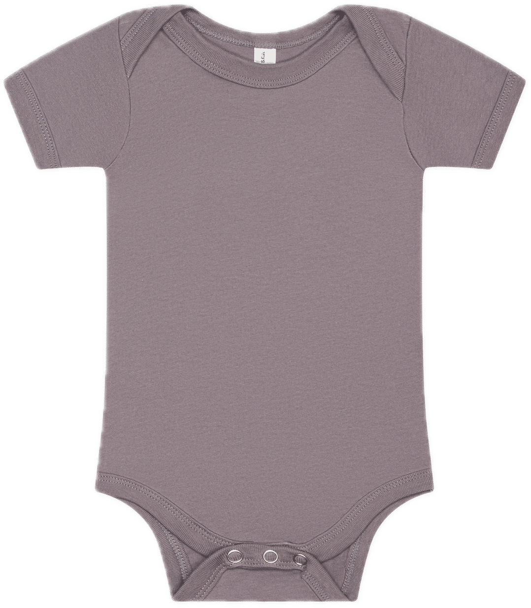 Bella and Canvas Infant Jersey Short Sleeve One Piece in Storm