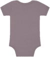 An image of a Custom Bella and Canvas Infant Jersey Short Sleeve One Piece in Storm!