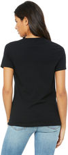 An image of a Custom Bella and Canvas Ladies' Relaxed Jersey V Neck T Shirt!