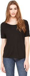 An image of a Custom Bella and Canvas Ladies' Slouchy Scoop Neck T Shirt!
