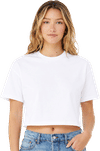 An image of a Custom Bella and Canvas Ladies Jersey Cropped T Shirt!