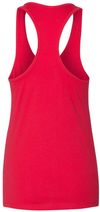 An image of a Custom Bella and Canvas Ladies Jersey Racerback Tank in Red!