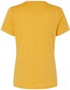 An image of a Custom Bella and Canvas Ladies Relaxed Fit Heather CVC T Shirt in Heather Mustard!