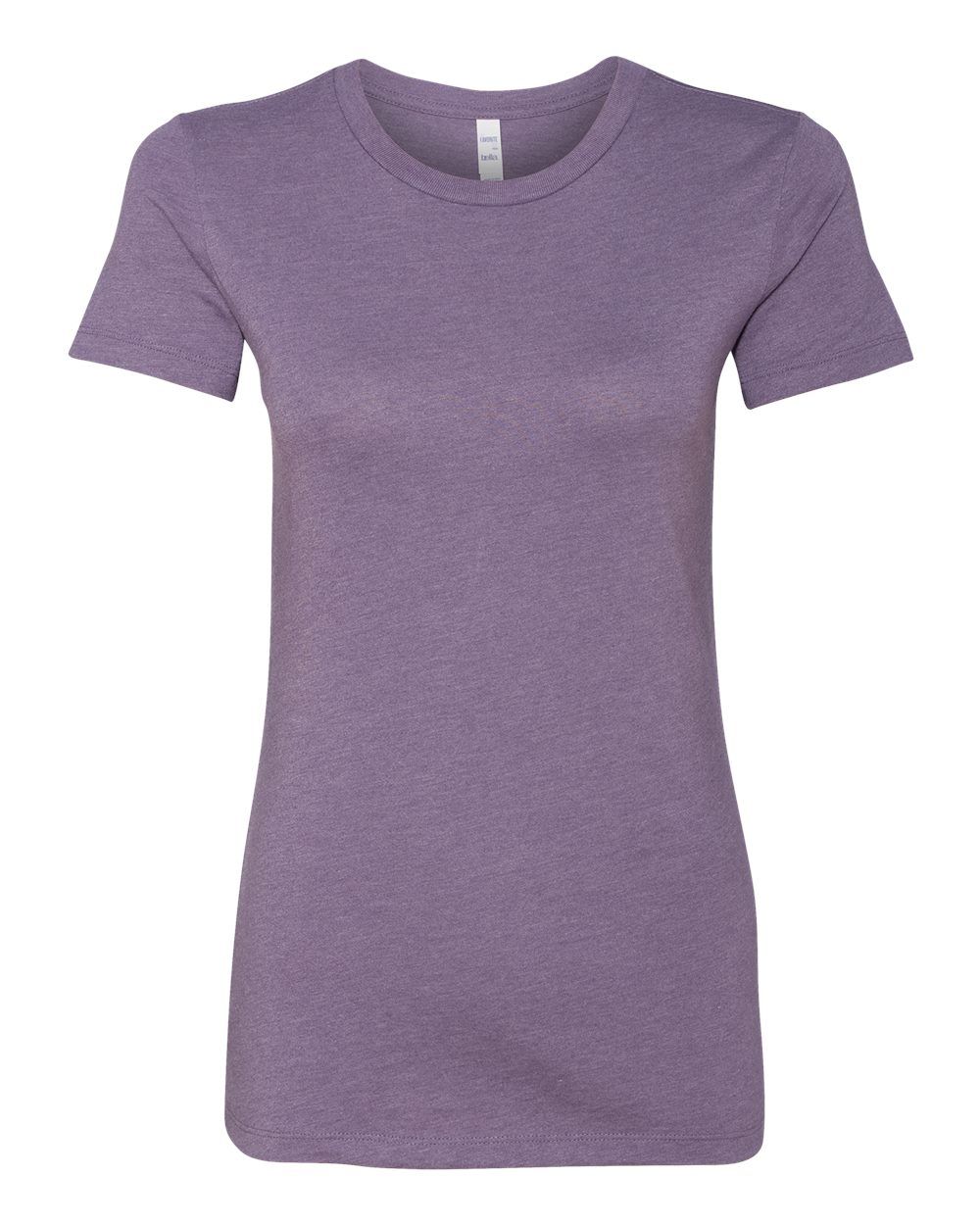 Bella and Canvas Ladies Slim Fit T Shirt in Heather Purple