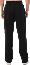 Am image of a Custom Bella and Canvas Sponge Fleece Straight Leg Sweatpants in Black!