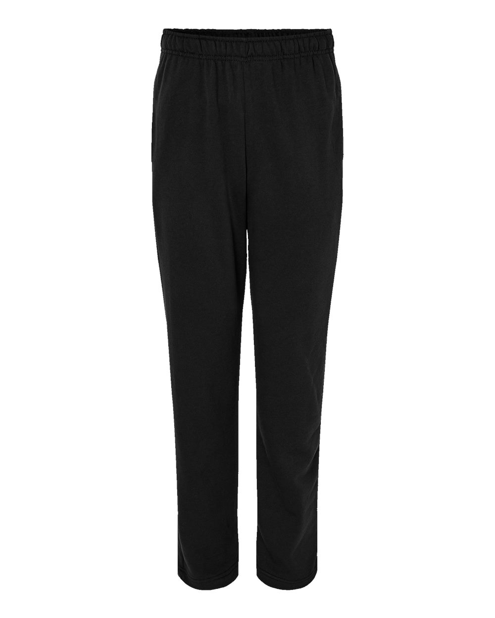 Bella and Canvas Sponge Fleece Straight Leg Sweatpants in Black