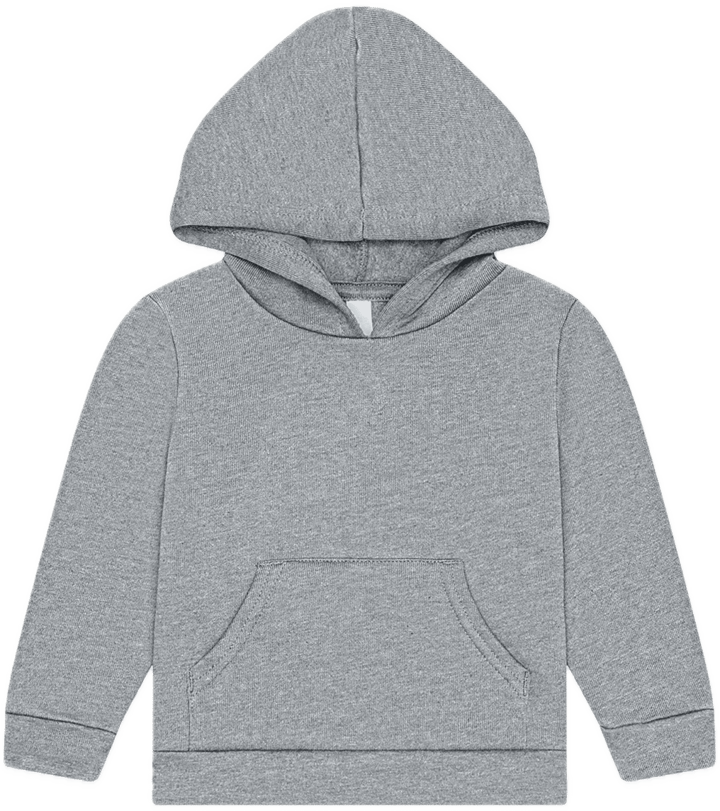 Bella and Canvas Toddler Sponge Fleece Pullover Hoodie in Athletic Heather