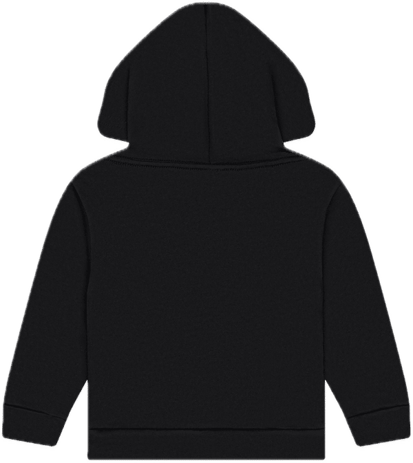 An image of a Custom Bella and Canvas Toddler Sponge Fleece Pullover Hoodie in Black!