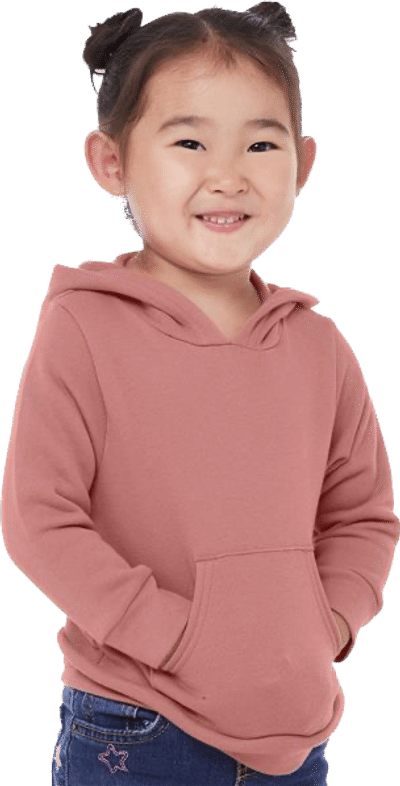 An image of a Custom Bella and Canvas Toddler Sponge Fleece Pullover Hoodie!