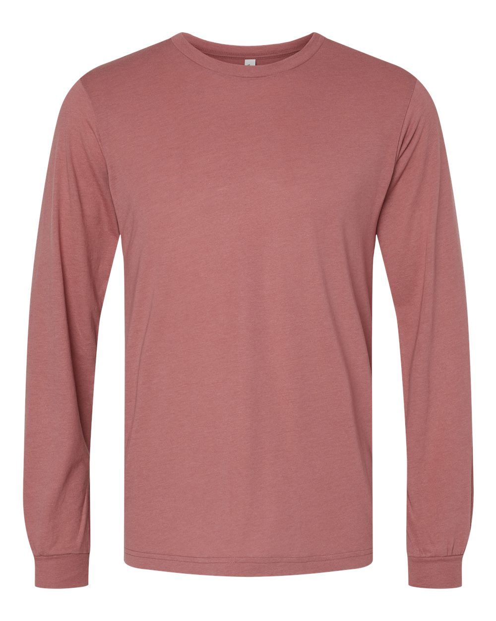Bella and Canvas Triblend Long Sleeve T Shirt in Mave Triblend