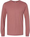 Am image of a Custom Bella and Canvas Triblend Long Sleeve T Shirt in Mave Triblend!
