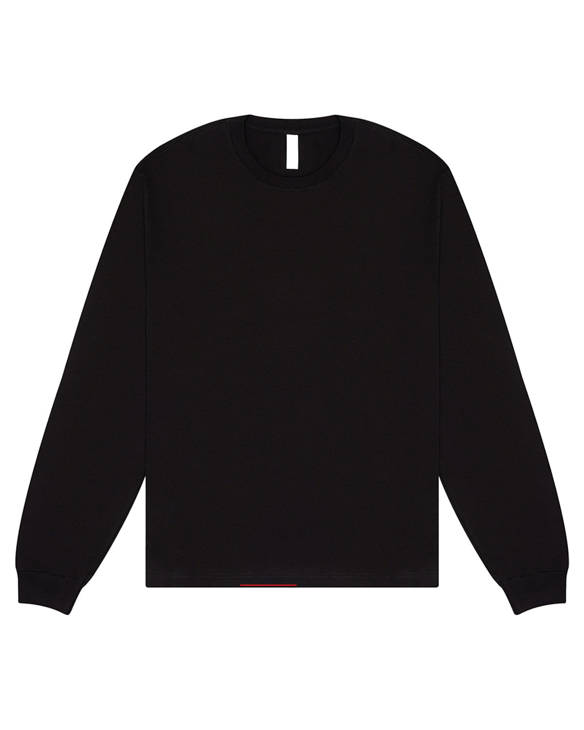 Bella and Canvas Unisex Heavyweight Long Sleeve T Shirt in Black