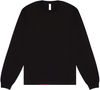 Am image of a Custom Bella and Canvas Unisex Heavyweight Long Sleeve T Shirt in Black!