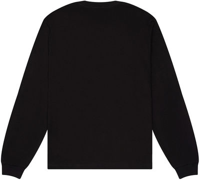 Am image of a Custom Bella and Canvas Unisex Heavyweight Long Sleeve T Shirt in Black!