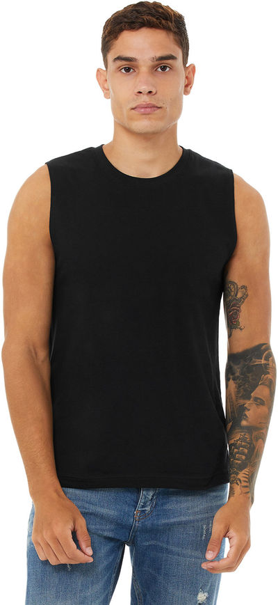 An image of a Custom Bella and Canvas Unisex Jersey Muscle Tank!