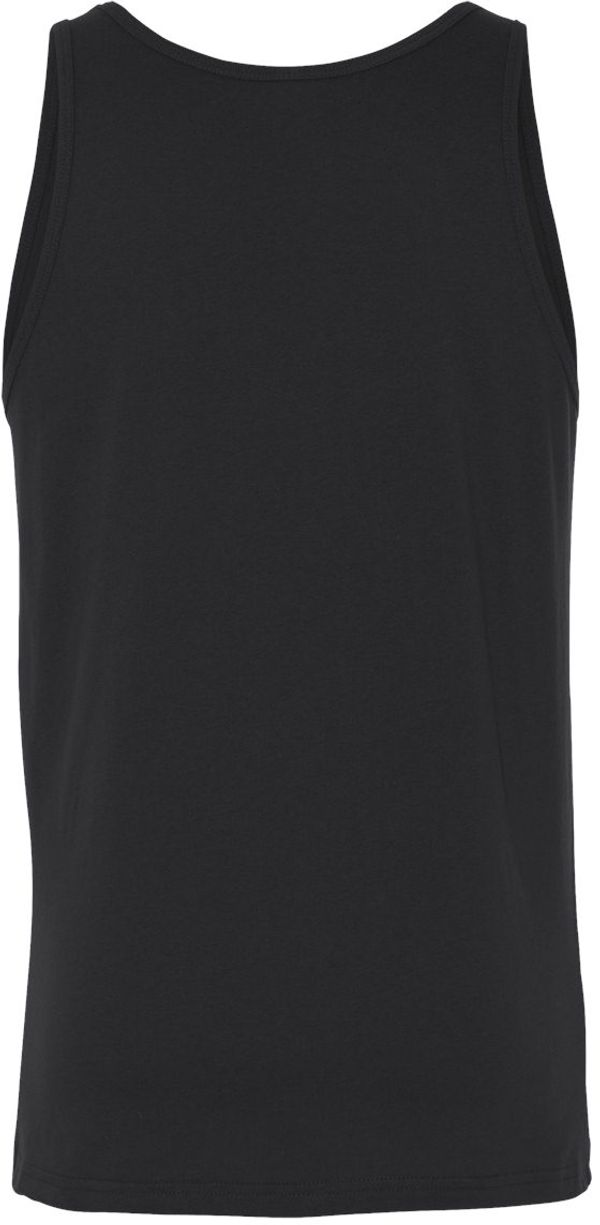 Am image of a Custom Bella and Canvas Unisex Jersey Tank in Black!