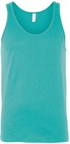 Am image of a Custom Bella and Canvas Unisex Jersey Tank in Teal!