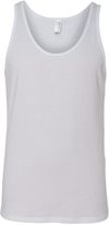 Am image of a Custom Bella and Canvas Unisex Jersey Tank in White!