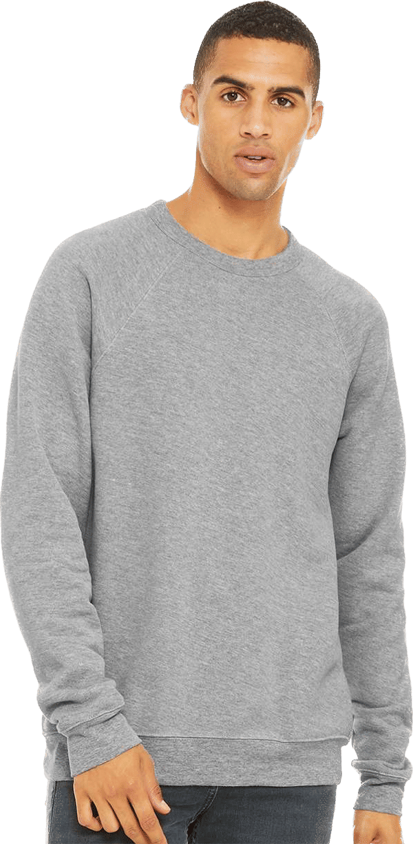 An image of a Custom Bella and Canvas Unisex Sponge Fleece Crewneck Sweatshirt!