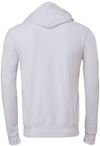 An image of a Custom Bella and Canvas Unisex Sponge Fleece Pullover Hoodie in White!