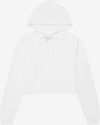 An image of a Custom Bella and Canvas Women's Cropped Fleece Hoodie in White!