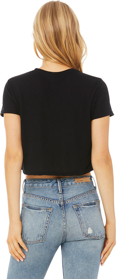 An image of a Custom Bella and Canvas Women's Flowy Cropped Tee!