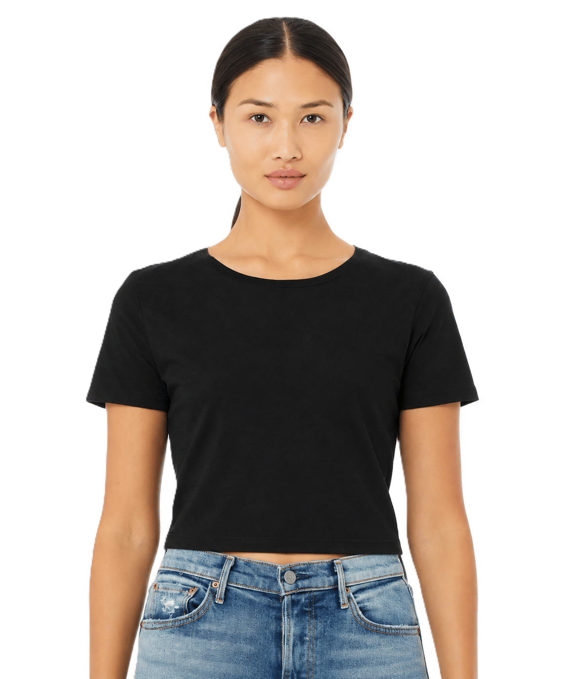 Bella and Canvas Womens Crop Tee