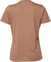Am image of a Custom Bella and Canvas Womens Relaxed Jersey Tee in Chestnut!