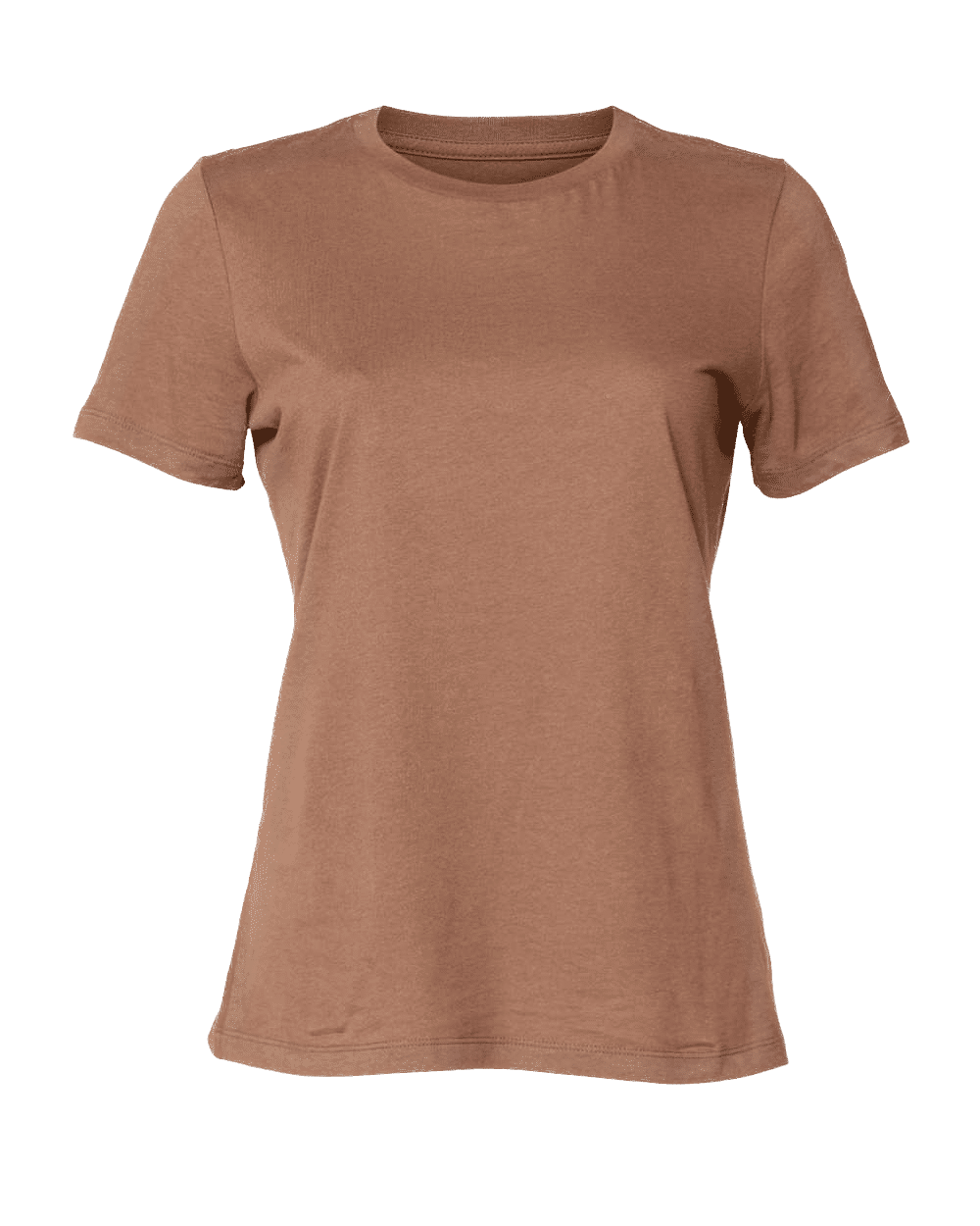 Bella and Canvas Womens Relaxed Jersey Tee in Chestnut
