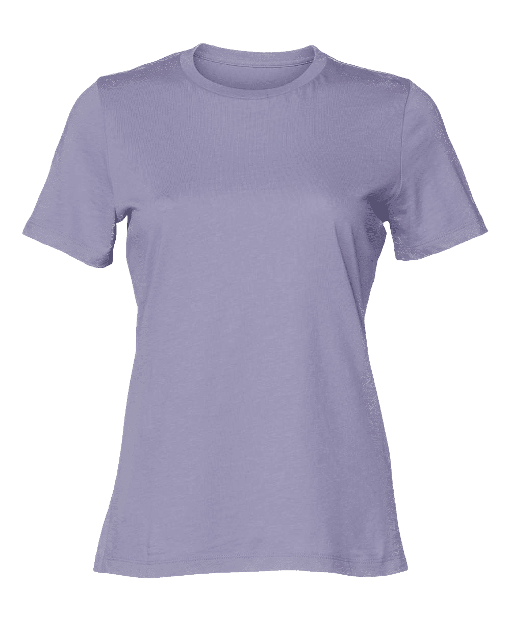 Bella and Canvas Womens Relaxed Jersey Tee in Dark Lavender