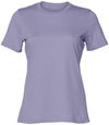 An image of a Custom Bella and Canvas Womens Relaxed Jersey Tee in Dark Lavender!