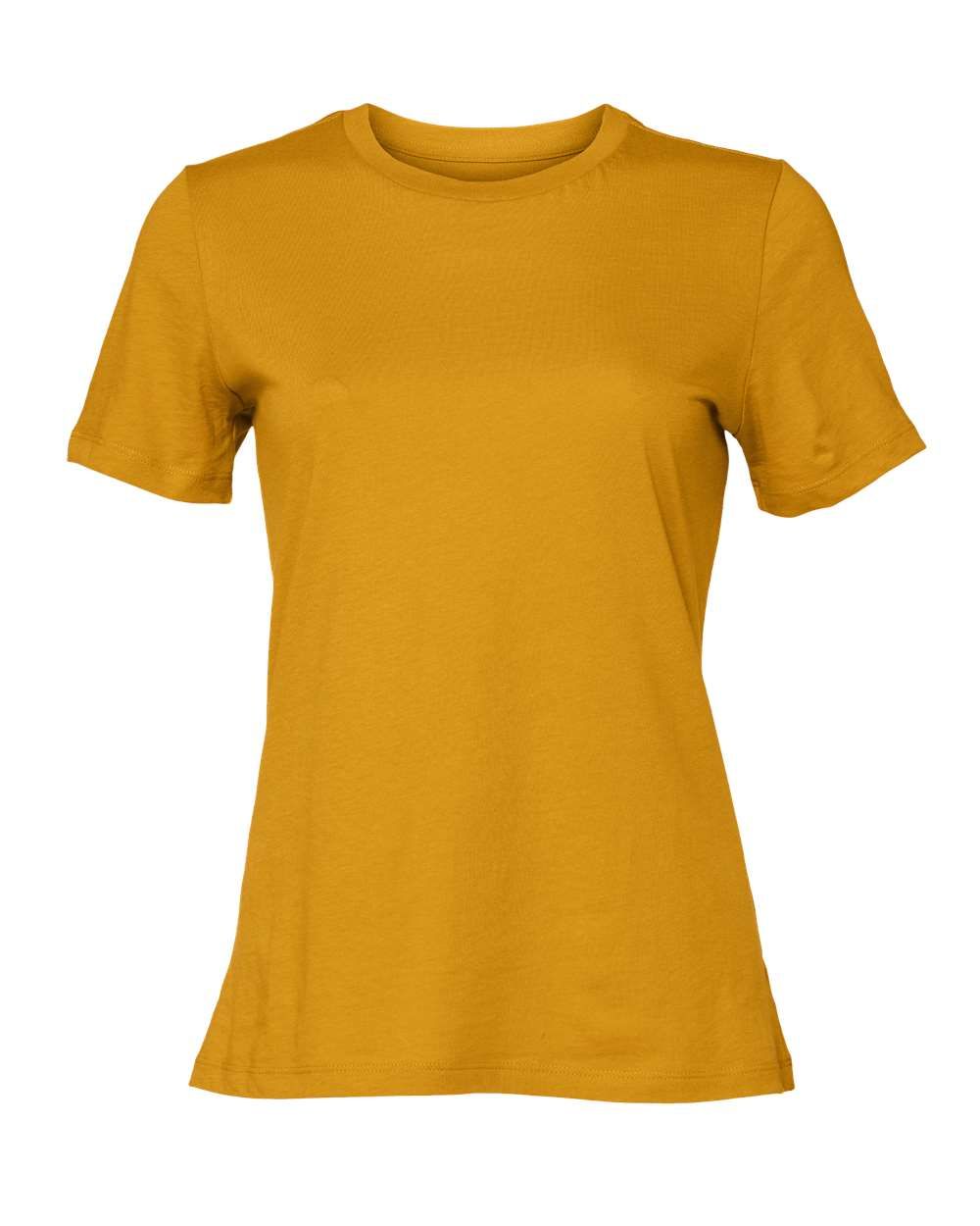 Bella and Canvas Womens Relaxed Jersey Tee in Mustard