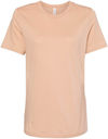 An image of a Custom Bella and Canvas Womens Relaxed Jersey Tee in Sand Dune!