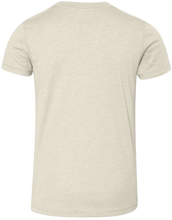 An image of a Custom BELLA AND CANVAS Youth CVC Jersey Tee in Heather Dust!