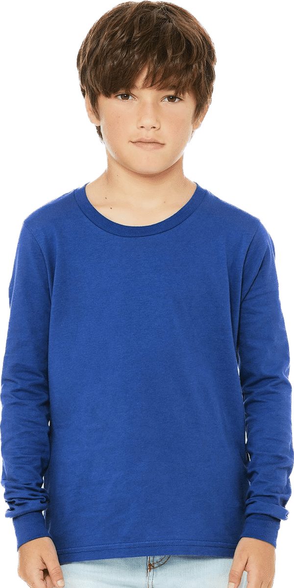 An image of a Custom Bella and Canvas Youth Jersey Long Sleeve Tee!