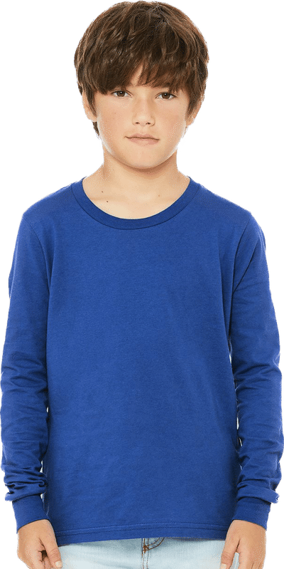 An image of a Custom Bella and Canvas Youth Jersey Long Sleeve Tee!