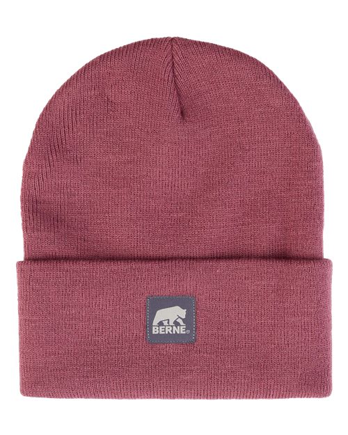 Berne Heritage Knit cuff Cap in Mauve