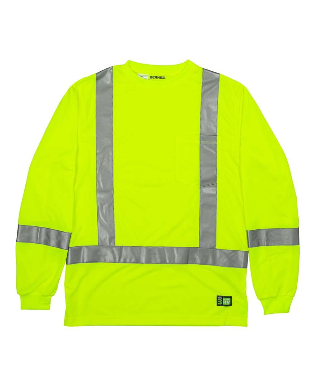 Berne Hi Vis Class 3 Performance Pocket T Shirt