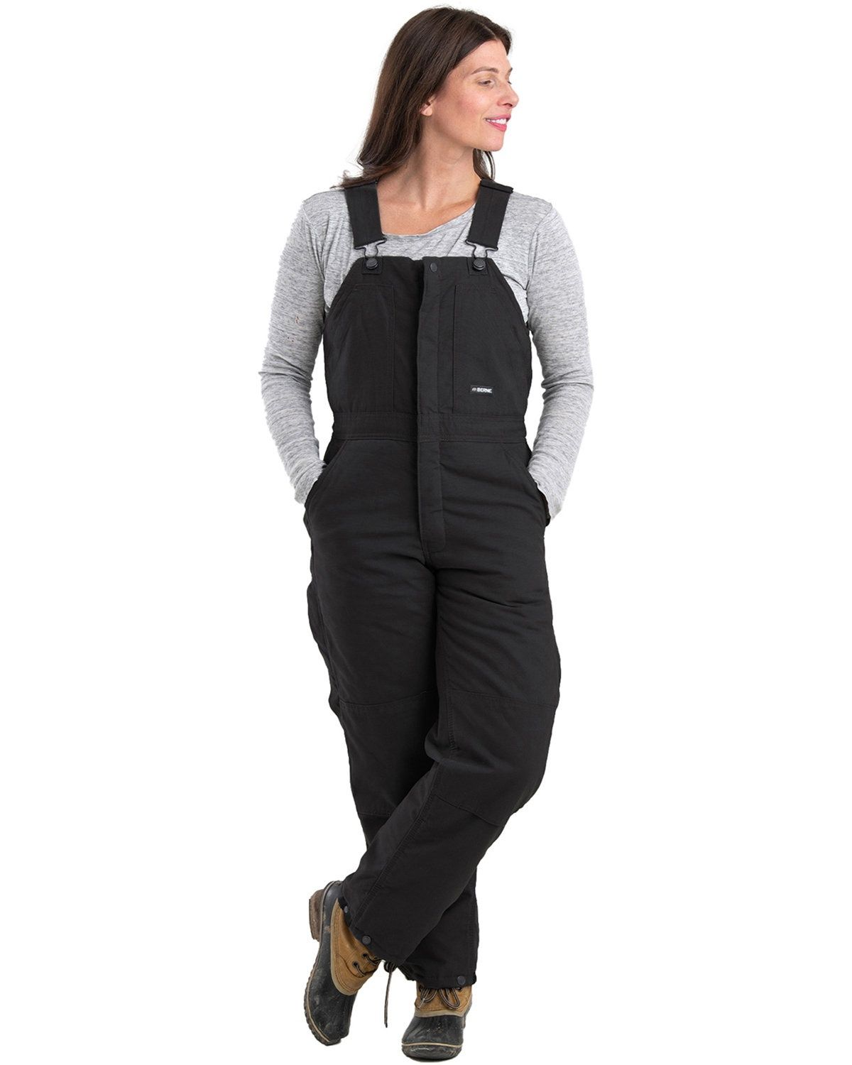 Berne Ladies Softstone Duck Insulated Bib Overall