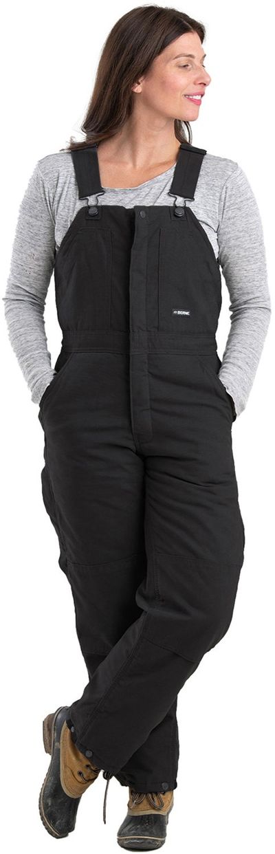 An image of a Custom Berne Ladies Softstone Duck Insulated Bib Overall!