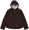 An image of a Custom Berne Ladies Softstone Hooded Coat in Dark Brown!