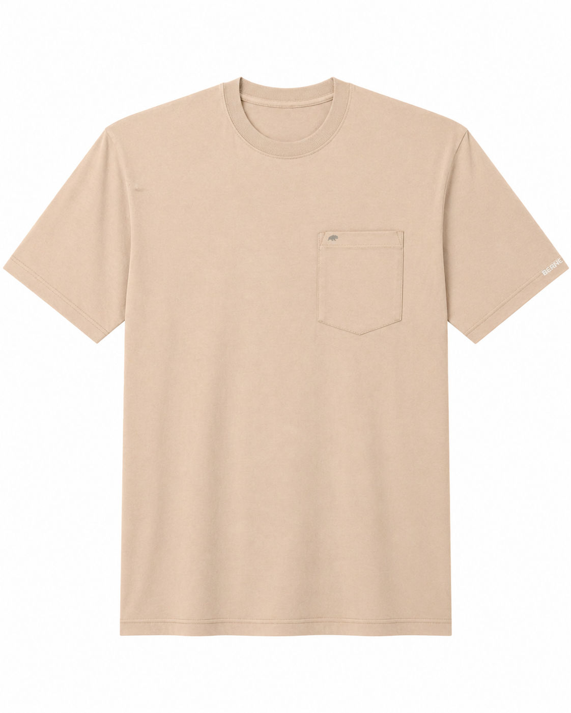Berne Men's Heavyweight Pocket T Shirt in Desert