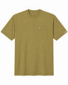An image of a Custom Berne Men's Heavyweight Pocket T Shirt in Light Olive!